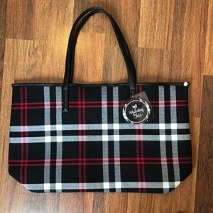 Plaid tote